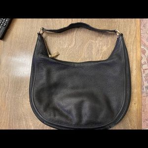 Michael Kors Black Leather Hobo Bag
